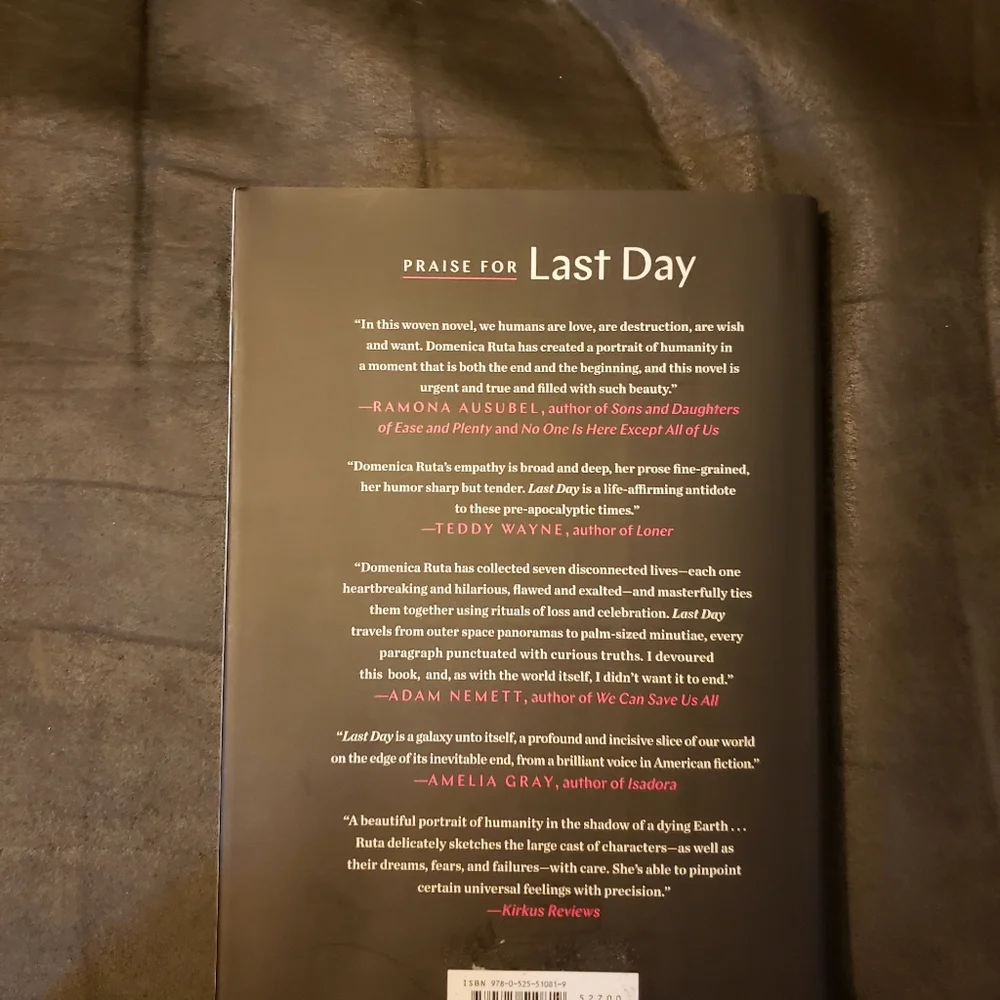 Last Day: A noval by Domenica Ruta‎   Hardcover
